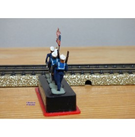 ALYMER Miniploms 30, 4  figurines de soldats américains ( marines )  neuf  BO  