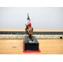 ALYMER Miniploms 49, 4  figurines de soldats français ( parachutistes ) neuf   BO   HO