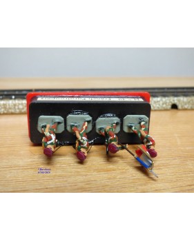 ALYMER Miniploms 217, 4  figurines de soldats russes blancs  neuf  BO  54 mm