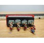 ALYMER Miniploms 49, 4  figurines de soldats français ( parachutistes ) neuf   BO   HO