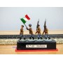 ALYMER Miniploms 60, 4  figurines de soldats italiens  neuf   BO   HO