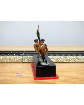 ALYMER Miniploms 60, 4  figurines de soldats italiens  neuf   BO   HO