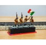 ALYMER Miniploms 60, 4  figurines de soldats italiens  neuf   BO   HO