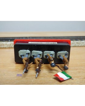 ALYMER Miniploms 217, 4  figurines de soldats russes blancs  neuf  BO  54 mm