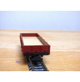 EGGER BAHN 2301, wagon plat marron  BO
