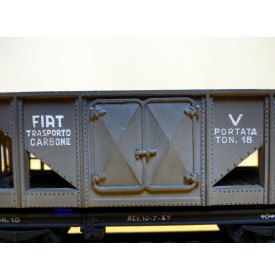 POCHER   164 / 3 ,  wagon trémie à charbon FIAT   FS   BO
