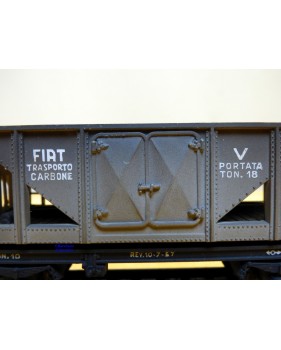 POCHER   164 / 3 ,  wagon trémie à charbon FIAT   FS   BO