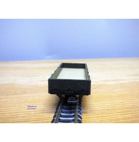 EGGER BAHN 2302, wagon plat  vert   BO