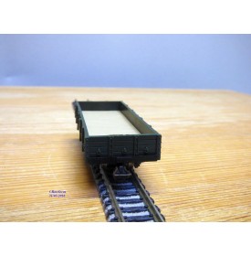 EGGER BAHN 2302, wagon plat  vert   BO