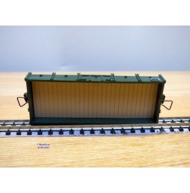 EGGER BAHN 2302, wagon plat  vert   BO