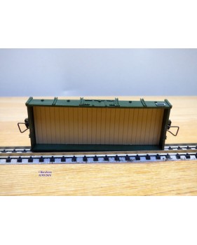 EGGER BAHN 2302, wagon plat  vert   BO