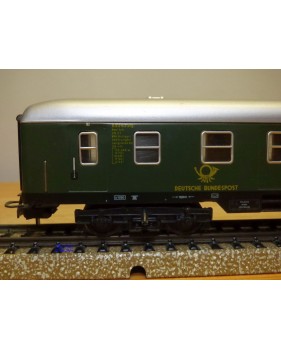 MÄRKLIN   4047, rare fourgon postal 4m-b/26 DBP BO