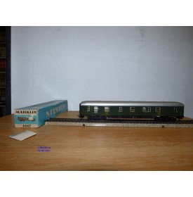 MÄRKLIN   4047, rare fourgon postal 4m-b/26 DBP BO