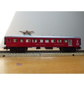 MÄRKLIN   4035,  voiture restaurant à pantographe    SBB    BO 