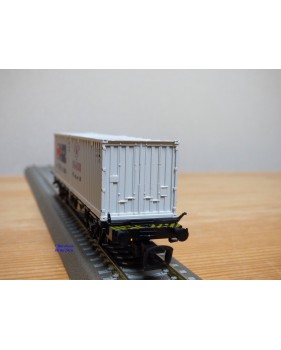 ROCO "echt" 37500, wagon plat conteneurs 20' MZ et SIMSON   DB  Neuf   BO 
