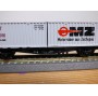 ROCO "echt" 37500, wagon plat conteneurs 20' MZ et SIMSON   DB  Neuf   BO 