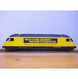ROCO 63514,  motrice Bo Bo série Re 460  WESTERN UNION   SBB    neuf  BO