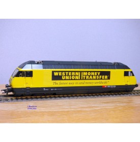 ROCO 63514,  motrice Bo Bo série Re 460  WESTERN UNION   SBB    neuf  BO