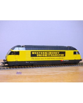 ROCO 63514,  motrice Bo Bo série Re 460  WESTERN UNION   SBB    neuf  BO