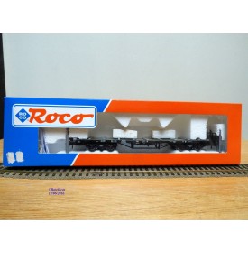 ROCO 47758, wagon plat chargé de blocs de marbre DRG BO