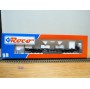 ROCO 47758, wagon plat chargé de blocs de marbre DRG BO