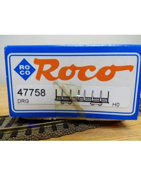 ROCO 47758, wagon plat chargé de blocs de marbre DRG BO