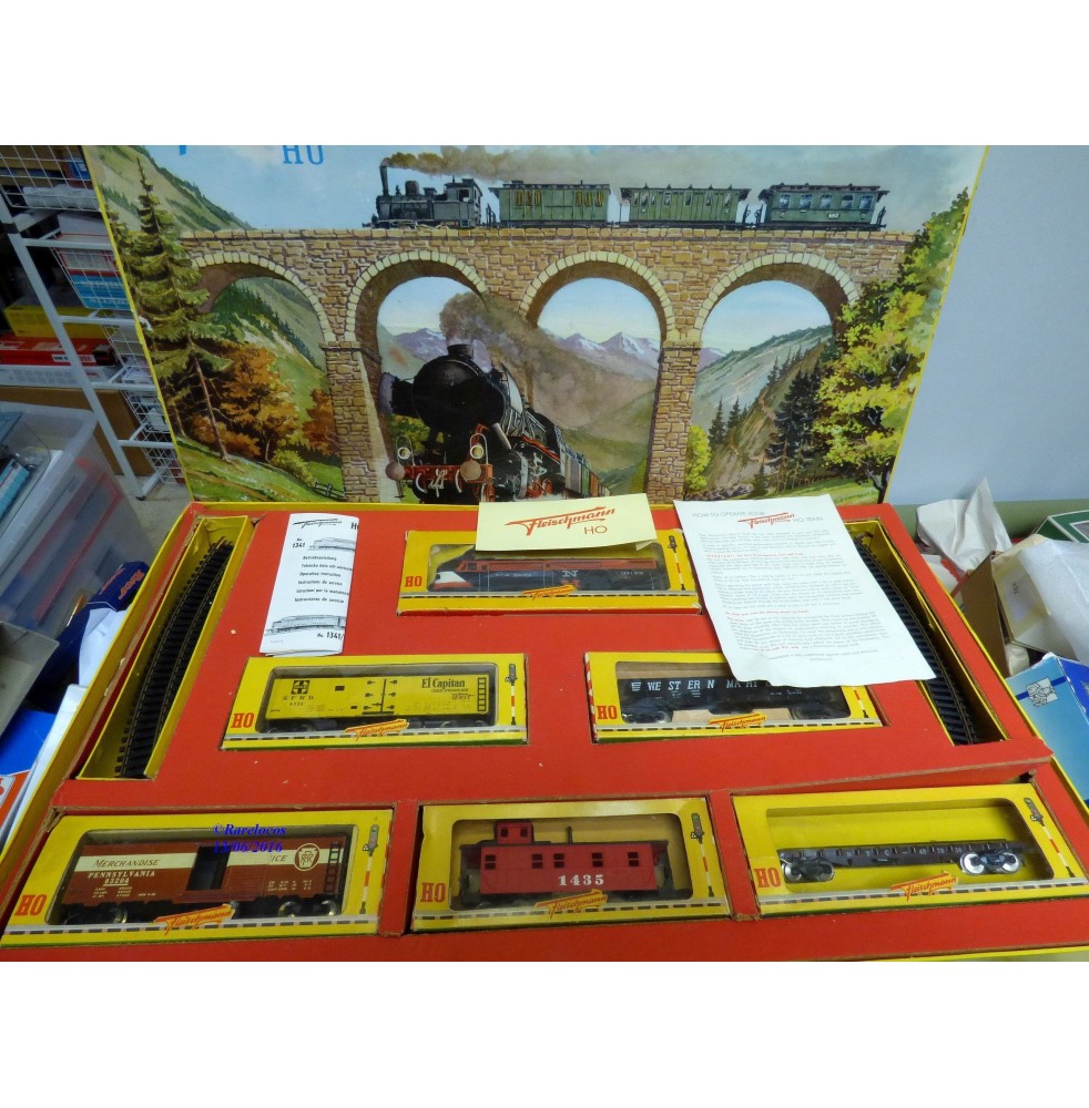 FLEISCHMANN  1341 5N , rare coffret  marchandises New Haven  NH  BO