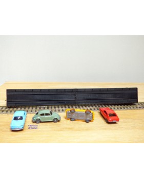 FLEISCHMANN 5285,  wagon porte autos chargé  8 autos  DDm 915   DB  BO