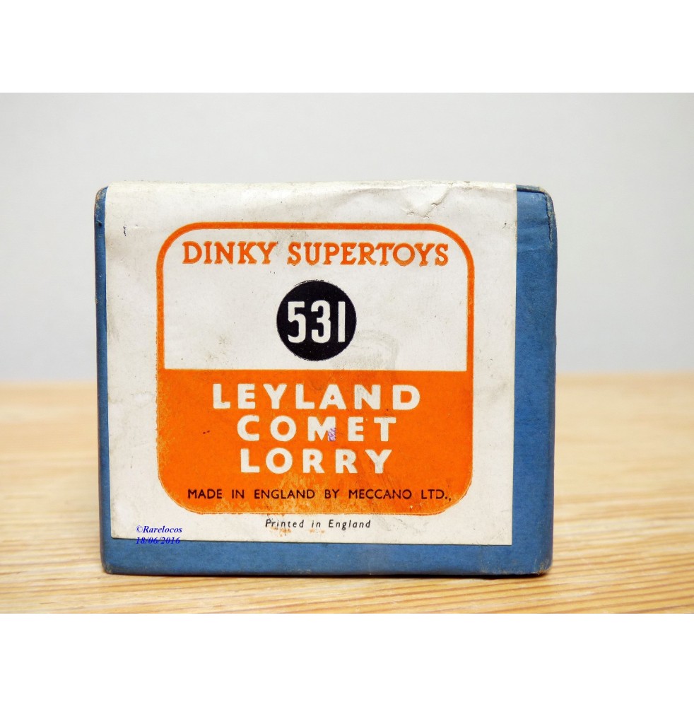 Dinky  SuperToys vrai 531, boîte seule  ( box only ) de camion Leyland Comet  