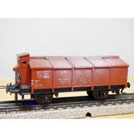 TRIX EXPRESS  20 / 88, wagon tombereau à toit clapets 