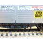 Fleischmann 5235,  wagon plat porte conteneurs Lbs 598 CROWE DB   BO