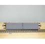 Fleischmann 5235,  wagon plat porte conteneurs Lbs 598 CROWE DB   BO