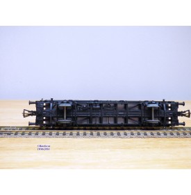 Fleischmann 5235,  wagon plat porte conteneurs Lbs 598 CROWE DB   BO