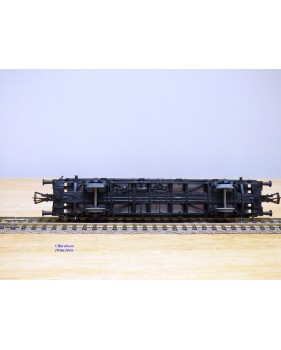 Fleischmann 5235,  wagon plat porte conteneurs Lbs 598 CROWE DB   BO