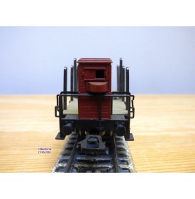 Märklin métal 4617 Wagon surbaissé EVS DB BO