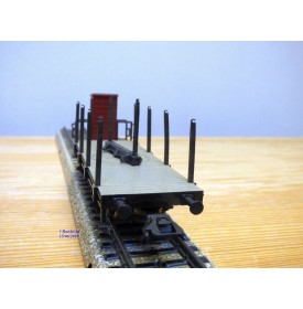 Märklin métal 4617 Wagon surbaissé EVS DB BO