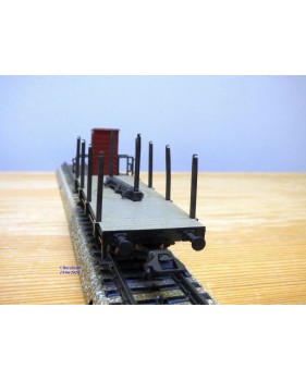 Märklin métal 4617 Wagon surbaissé EVS DB BO