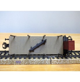 Märklin métal 4617 Wagon surbaissé EVS DB BO