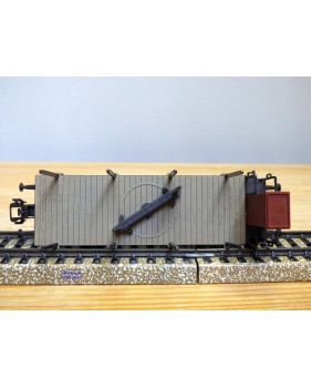 Märklin métal 4617 Wagon surbaissé EVS DB BO