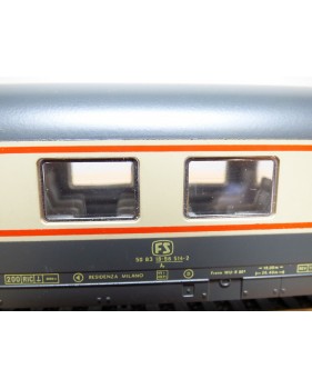 RIVAROSSI "véro"  425, coffret  Bandiera  Vesuvio 1 motrice et 4 voitures FS   Neuf   BO