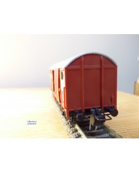 TRIX Express International  / Röwa  3665, wagon couvert type Gmmehs    DB  neuf  BO  