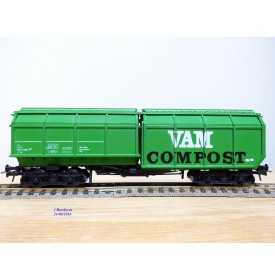 ROCO 4368, wagon spécial pour engrais VAM  COMPOST   NS    Neuf   BO