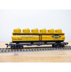 AHM ( Liliput) 5429 F, wagon citerne à 6 cuves DOW CHEMICAL     BO