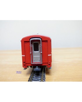 BEMO  3057 , voiture unifiée 1 ère série mixte de  1 ère et  2 ème classe type AB  N°: 1542    RhB  BO