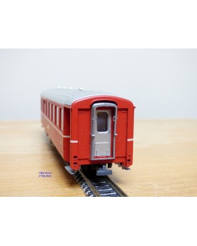 BEMO  3057 , voiture unifiée 1 ère série mixte de  1 ère et  2 ème classe type AB  N°: 1542    RhB  BO
