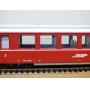 BEMO  3057 , voiture unifiée 1 ère série mixte de  1 ère et  2 ème classe type AB  N°: 1542    RhB  BO