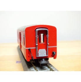 Voiture métallique à portes centrales AB 1157 Rhb BO