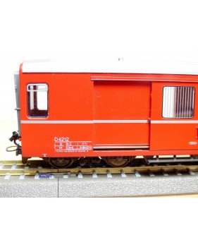 BEMO 3269 122, fourgon à bagages   type D  N° 4212 Viafer Rhetica   RHB  