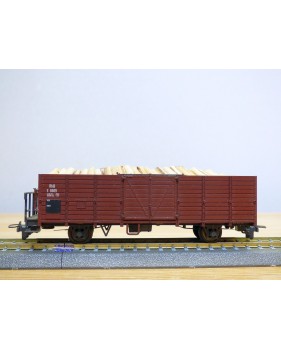 Voiture métallique à portes centrales AB 1157 Rhb BO