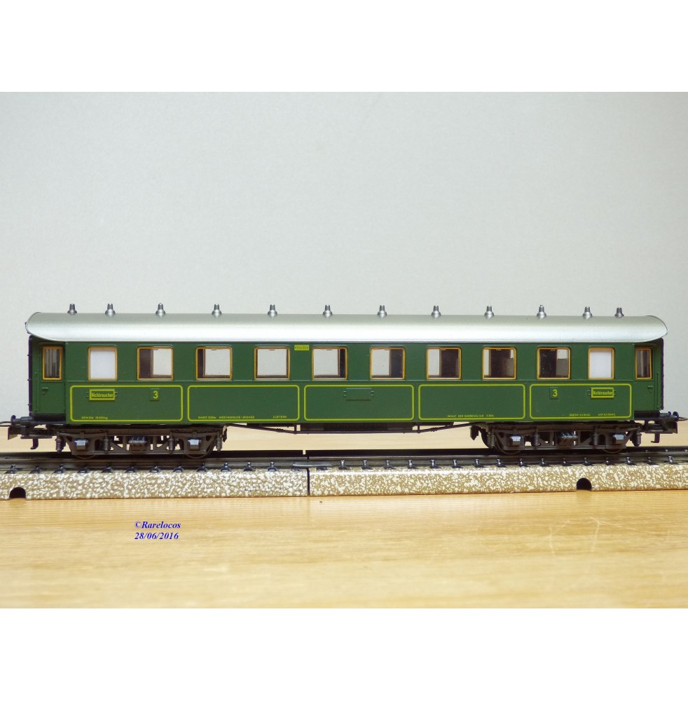 Märklin 4135, voiture  grandes lignes ancienne 3 Kl. type CCü  K.Bay.St.E.  neuf   BO